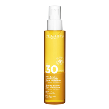 Clarins Glowing Sun Oil High Protection SPF 30